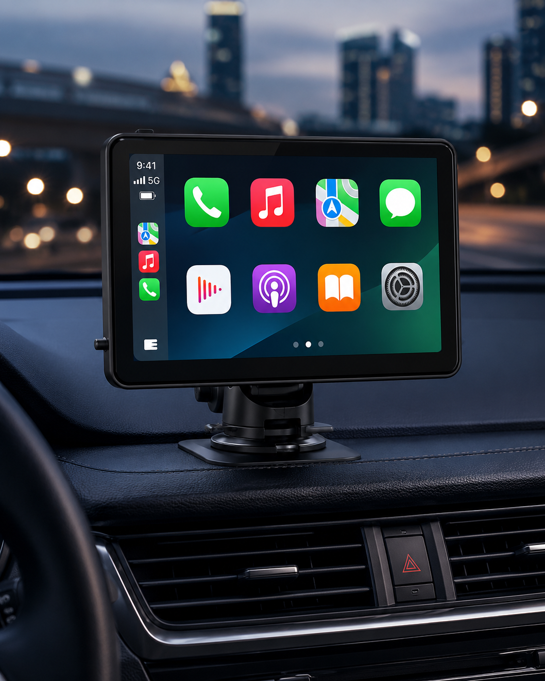 DriveLink Pro™ — 7-Inch Wireless CarPlay Display